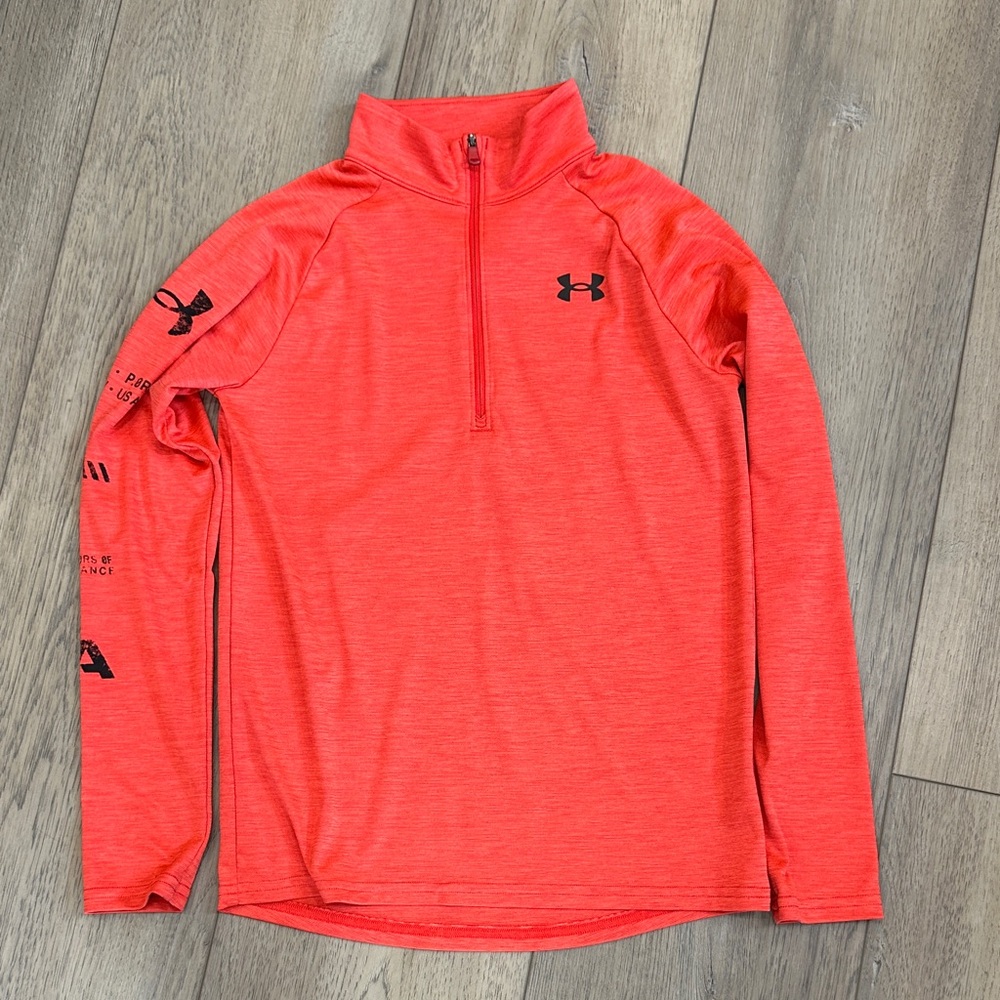 Under Armour Bright Red Long Sleeve Top